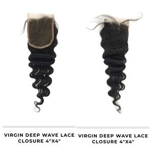 H A I R  C L O S U R E | Deep Wave- Black